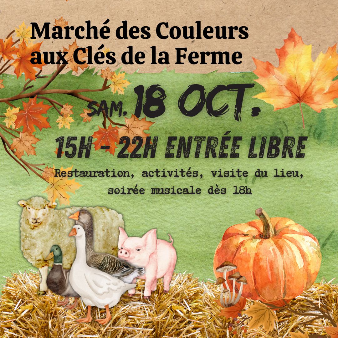 Affiche Marché de l'Avent