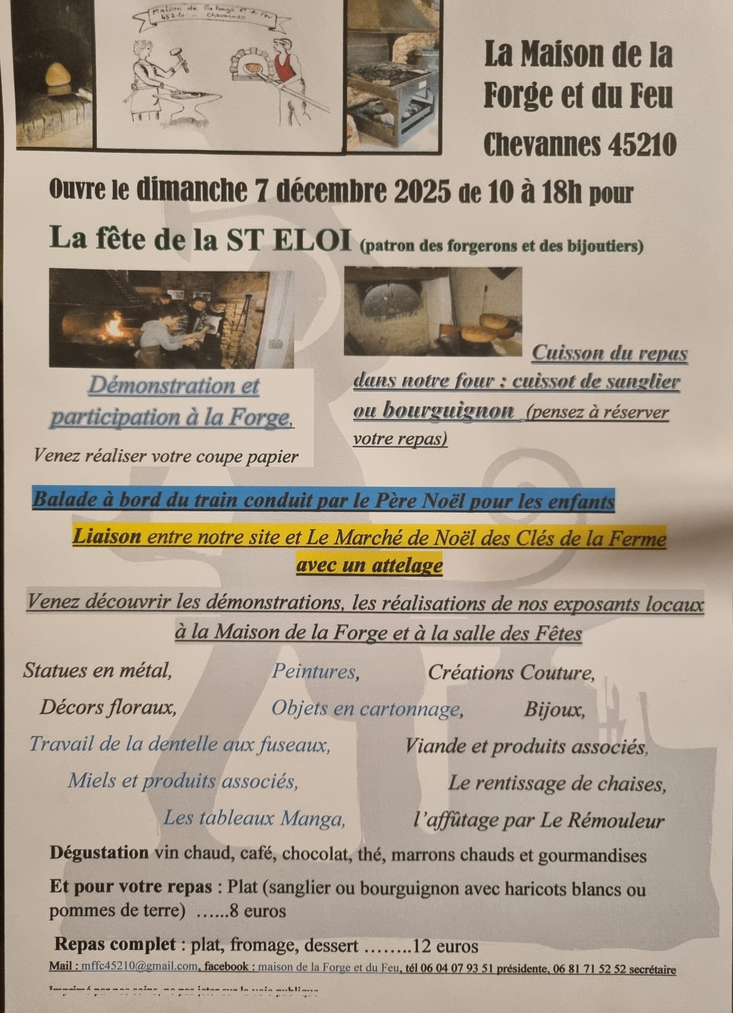 Affiche Marché de l'Avent