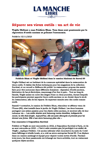 Miniature article presse